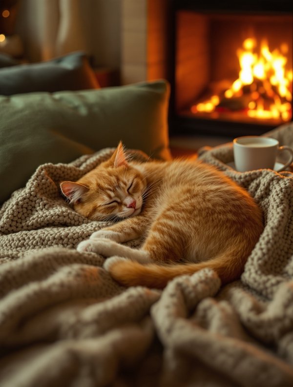 猫咪打呼噜 治愈短片海报
